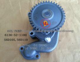 Komatsu Excavator Spare Parts Oil Pump (6136-52-1100)