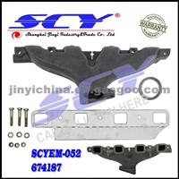 Exhaust Manifold Kit Cast Iron Gaskets Hardware For International 392 Each 309222C1 674-187 674187