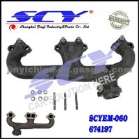 Exhaust Manifold Left LH Driver For Pontiac Chevy Buick Olds GMC V8 Pickup Truck 14067365 674-197 674197