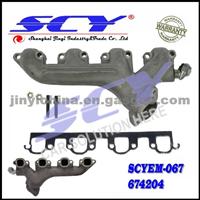 Exhaust Manifold W/Gasket Driver Left LH For Ford Pickup Truck Econoline 7.5L E9TZ-9431A E9TZ9431A F6TZ-9431-LA F6TZ9431LA 674-204 674204