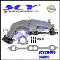Exhaust Manifold & Heat Shield Right RH Passenger For Chevy Pontiac Cadillac 12524289 12556731 674-206 674206