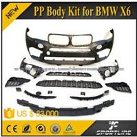 JC Sportline ( Front Bumper, Side Skirts, Rear Bumper, Exhaust) PP Body Kit For BMW X6 M 2014 UP