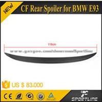 Fiberglass Unpainted E93 Convertible Trunk Spoiler Lip For BMW E93 325 328 330 335 P Style 07-13