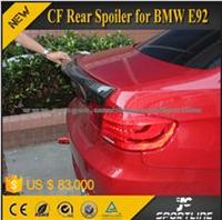 JC Sportline Car Carbon Fiber Trunk Rear Spoiler For BMW E92 CSL