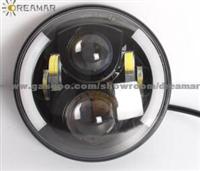 LED Head Light For Car With Angle Eye Offroad LED Light 7