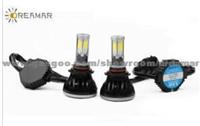 Top Sales Auto COB 4 Faces LED Headlight With Change-Able Cover Headlight For Car