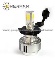 H4 360 Degree Auto COB 3 Faces LED Headlight For Car