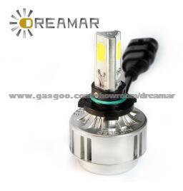 9005 Auto COB 3 Faces LED Headlight 360 Degree Emitting Headlight For Car