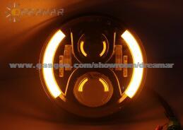7 Inch Round 80W Hi/Lo Beam LED Headlights