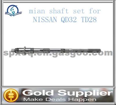 Brand New Mian Shaft Set For NISSAN QD32 TD28 With High Quality And Most Competitive Price.