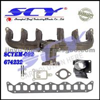 Exhaust Manifold & Gasket Kit Set For Chrysler Dodge Pickup Truck Plymouth 674-232 674232