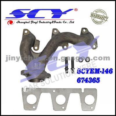 Exhaust Manifold & Gasket Kit Front / FOR TAURUS & SABLE 3.0L OHV V6 96-99 F6DZ-9431R F6DZ9431R 674-365 674365