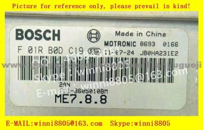 Car ECU（Electronic Control Unit） Car Chery F01RB0DC19 T11-3605010BM ME7.8.8