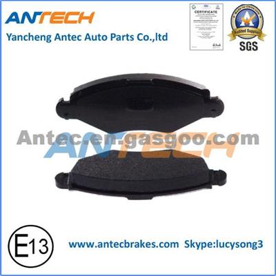 WVA23597 Top Quality Semi-Metallic D1143-8254Brake Pad For PEUGEOT