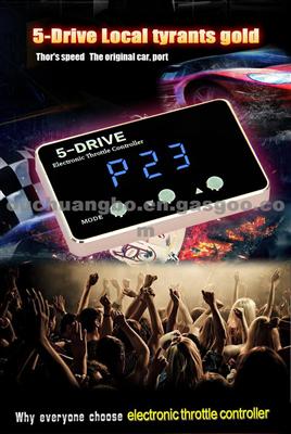 Ouchuangbo 5-Divr Sprint Booster Newest Ultra Strong Acceleration,Drive Electronic Throttle Controller Car Pedal Booster