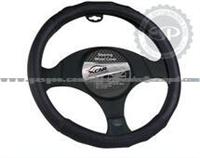 #19594 38cm Diameter Genuine Leather Cool Steering Wheel Cover