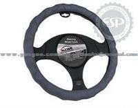 #19593 38cm Diameter Genuine Leather Cool Steering Wheel Cover