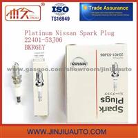 Platinum Nissan Spark Plugs 22401-53J06 BKR6EY Factory Whoelsale