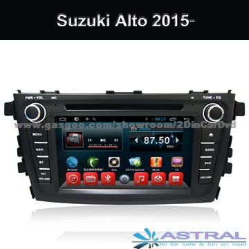 Auto GPS Navigation System Suzuki Alto 2015 In Car Stereo Player Android