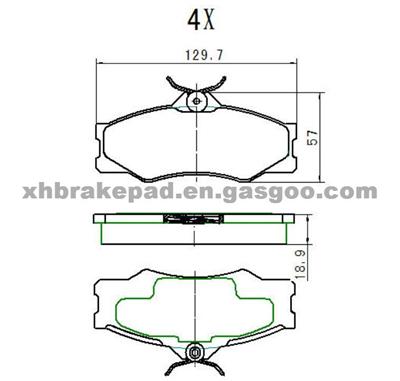 VOLKSWAGEN Brake Pad 251 698 151 F