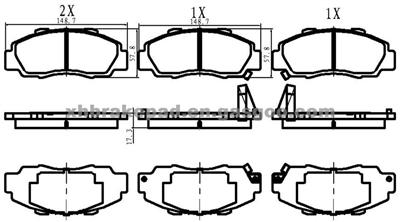 ACURA Brake Pad 45022-S1A-E20