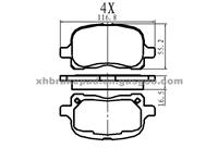 CHEVROLET Brake Pad 04465-02050