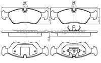 DAEWOO Brake Pad 1104 6152