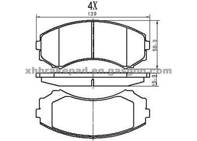 MAZDA Brake Pad S4YR-33-23Z