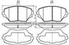 TOYOTA Brake Pad 04465-42080