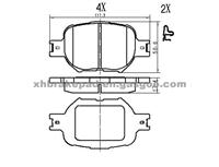 TOYOTA Brake Pad 04465-20540