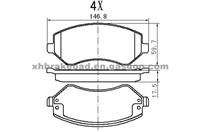 CHRYSLER Brake Pad 05019984AA