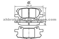 TOYOTA Brake Pad 04466-48040