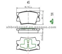 Lexus Brake Pad 04466-33160