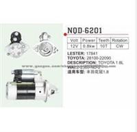 Auto Starter Motor For Toyota 28100-22090 Lester 17841 Wai 2-2360-ND-2