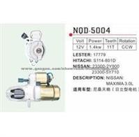 Auto Starter Motor For Maxima 23300-2Y900 23300-5Y710 Lester 17779 Hitachi S114-801D