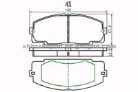 TOYOTA Brake Pad 04465-25040