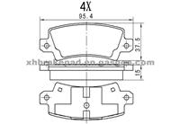 TOYOTA Brake Pad 04466-02020