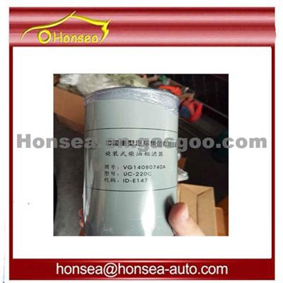 Original High Quality Sinotruk Fuel Filter Auto Parts Sinotruk Spare Auto Parts