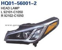 HYUNDAI Sonata 2015 Headlight Yellow USA 92101-C1000 92102-C1000 HQ01-56001-1