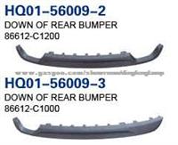 Rear Bumper Down For Hyundai Sonata 2015 86612-C1200 86612-C1000 HQ01-56009-2 HQ01-56009-3