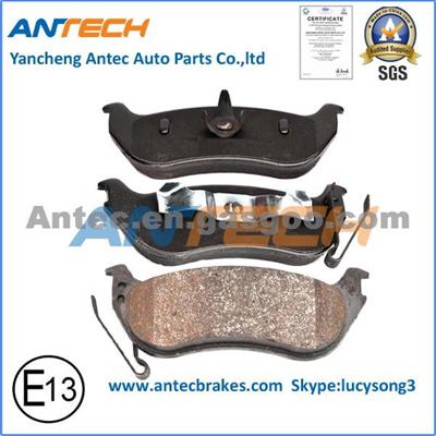 WVA24355 Top Quality Semi-Metallic D981-7863 Brake Pad For JEEP