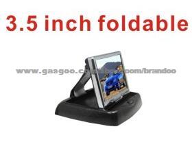 Car Monitor, 3.5inch Screen, Foldable Type, Taxi LCD Monitor