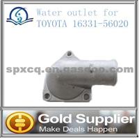 Brand New Water Outlet For TOYOTA 16331-56020 With High Quanlity And Most Competitive Price.