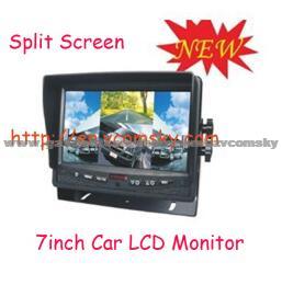Quad 7CH Car LCD Dashboard Monitor And Truck Heavy Duty LCD For Car Monitor
