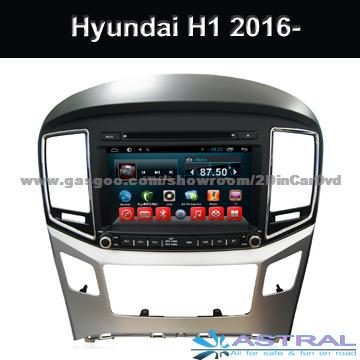 Hyundai Car Dvd Player Android System H1 2016 2017 Steering Wheel Control Support