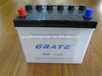 12V 45ah NS60 dry charged car battery lead acid battery manufacturer quick start car rechargeable battery