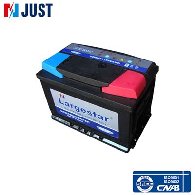 German standard 75ah MF DIN75 lead acid maintenance free car battery