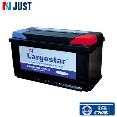 Largestar 12V 88Ah 58827 MF truck battery with price