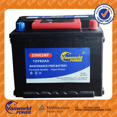 Best Car Battery Price and Brand Japanes Standard Brand din62 12v62ah MF Auto Battery