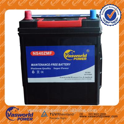 MF NS40Z 12V36AH JIS car battery wet cell Japan auto battery 38B20R